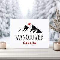 Cool Vancouver Canada Mountains Maple Leaf