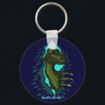 Cool velociraptor dinosaur keychain design<br><div class="desc">Cool velociraptor dinosaur keychain design</div>