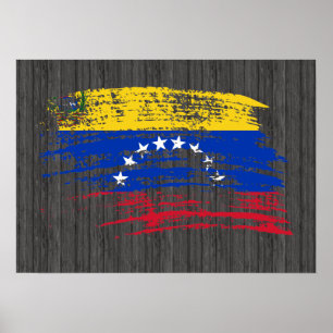 Cool Venezuelan flag design Poster