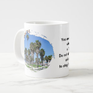 Cool Venice Beach Jumbo Mug! Large Coffee Mug