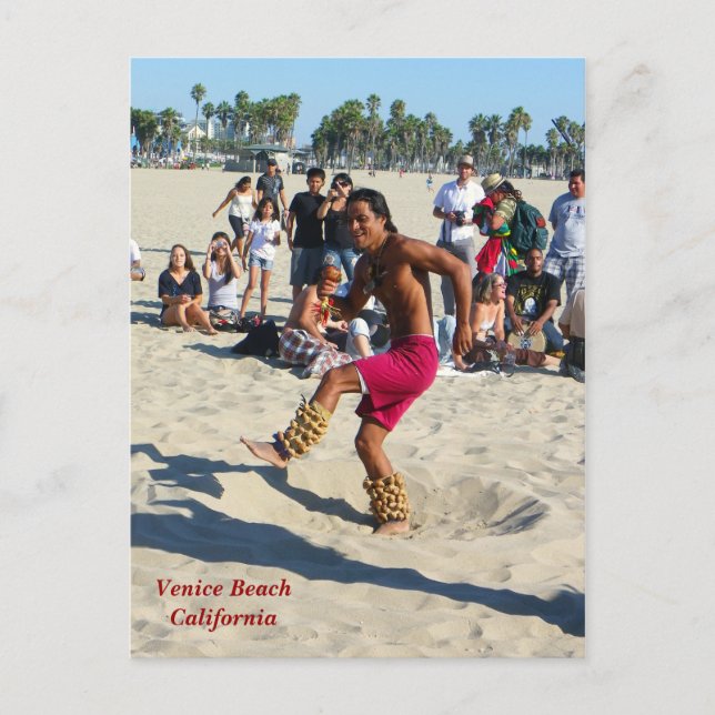 Cool Venice Beach Postcard! Postcard (Front)