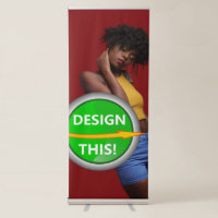 COOL! Vertical Retractable Banner - Light & Sturdy