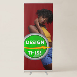 COOL! Vertical Retractable Banner - Light & Sturdy
