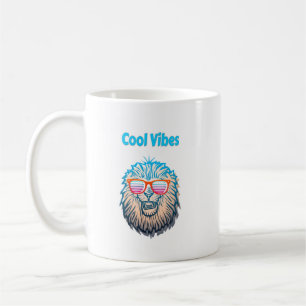 Cool Vibes Lion Coffee Mug