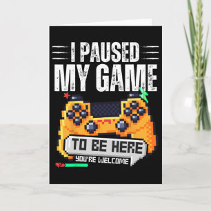 Cool Video Game Art For Men Women Video Gamer Gami Card