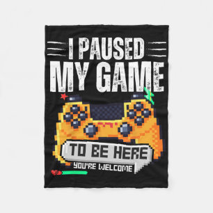 Cool Video Game Art For Men Women Video Gamer Gami Fleece Blanket