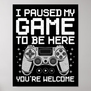 Cool Video Game Art For Men Women Video Gamer Gami Poster