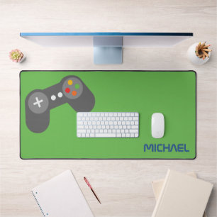 Cool Video Game Controller Kids Personalized Desk Mat