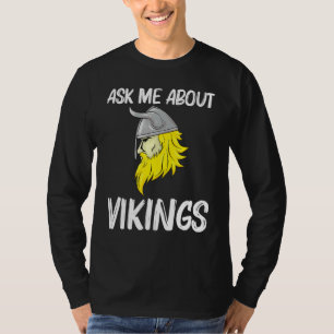 Cool Viking Design For Men Women Norse Horned Helm T-Shirt
