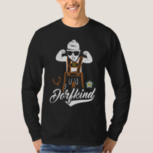 Cool Village Child With Leather Trousers Bayern Ti T-Shirt