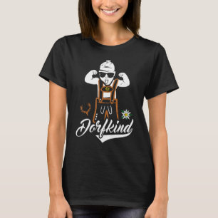 Cool Village Child With Leather Trousers Bayern Ti T-Shirt