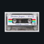 Cool vintage 80s retro music cassette tape funny business card<br><div class="desc">A cool vintage 80s retro music cassette tape funny business card design. Customise this cool vintage 80s retro music cassette tape funny business card and give it your individual style. A professional modern customisable Business Card. Perfect for many professions looking for that visual creative edge over their competitors to stand...</div>