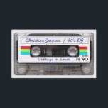 Cool vintage 80s retro music cassette tape funny business card<br><div class="desc">A cool vintage 80s retro music cassette tape funny business card design. Customise this cool vintage 80s retro music cassette tape funny business card and give it your individual style. A professional modern customisable Business Card. Perfect for many professions looking for that visual creative edge over their competitors to stand...</div>