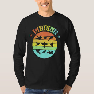 Cool Vintage Birding For Birders With Birds T-Shirt