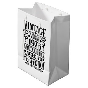 Cool Vintage Birth year 1978 Medium Gift Bag