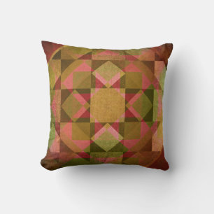 Cool vintage canvas pattern cushion