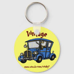 Cool vintage car key chain design