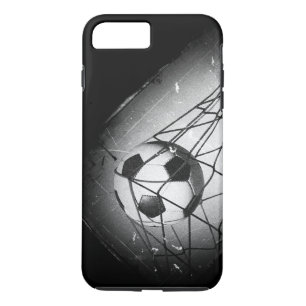 Cool Vintage Grunge Football in Goal iPhone 8 Plus/7 Plus Case