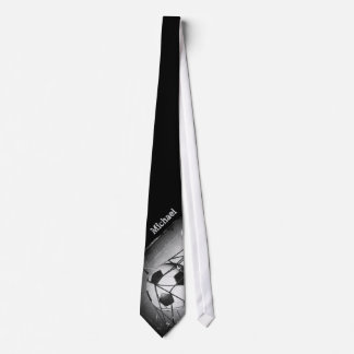 Cool Vintage Grunge Football in Goal Personalised Tie