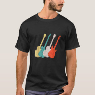 Cool Vintage Guitar For Men Women Guitarist Guitar T-Shirt