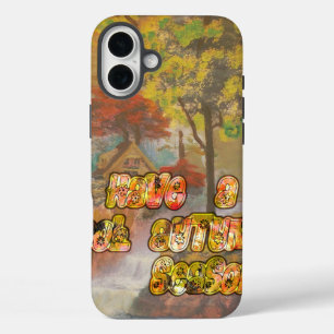 Cool vintage Hakuna Matata Have a cool Autum Seaso iPhone 16 Plus Case