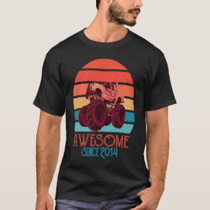 Cool Vintage Monster Truck 5Th Birthday Awesome Si T-Shirt