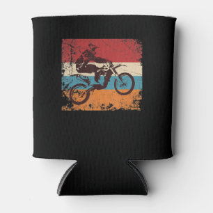 Cool Vintage Motocross Gift For Motorbike Lovers Can Cooler