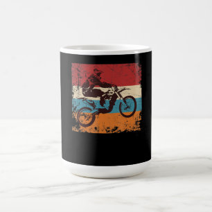 Cool Vintage Motocross Gift For Motorbike Lovers Magic Mug