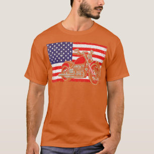 Cool Vintage Motorcycle Design For Men Women Kids T-Shirt
