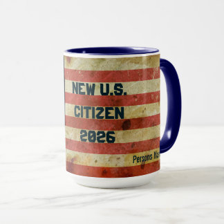Cool Vintage New U.S. Citizen Coffee Mug 2026