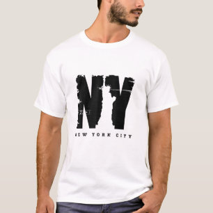 Cool Vintage New York City Style Tee Shirts, New Y
