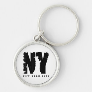 Cool Vintage New York City Style Tee Shirts, New Y Key Ring