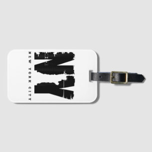 Cool Vintage New York City Style Tee Shirts, New Y Luggage Tag