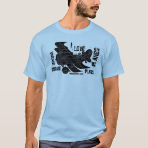 Cool vintage plane graphic art t-shirt design
