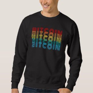 Cool Vintage Retro Bitcoin Crypto Blockchain Defi Sweatshirt