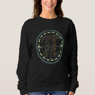 Cool Vintage Retro Pi 3 14 Math Ematics Math Scien Sweatshirt