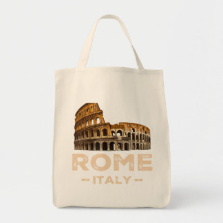 Cool Vintage Roma Italia Colosseum Souvenirs Rome Tote Bag