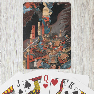 Cool Vintage Samurai Playing Cards