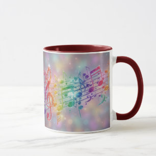 Cool Vintage Sharps and Flats Mug