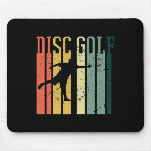 Cool Vintage Style Disc Golf Design Designs Retro Mouse Mat