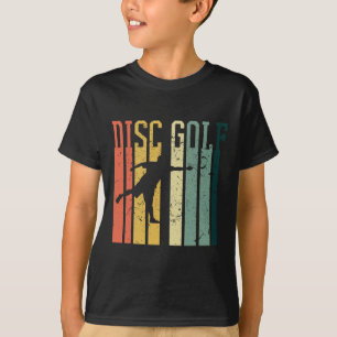 Cool Vintage Style Disc Golf Design Designs Retro T-Shirt