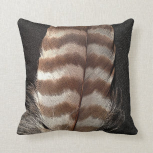 Cool vintage style feather design cushion