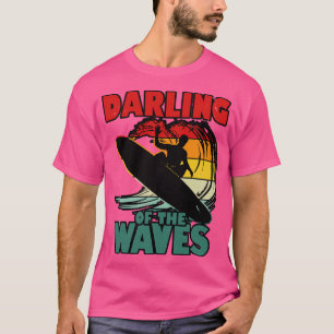 Cool Vintage Surfing Summer Slogan TShirt