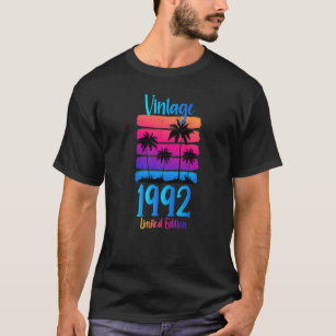 Cool Vintage T Shirt 1992 Limited Edition Palm Tre