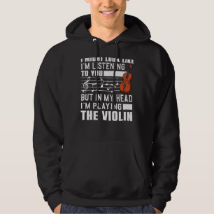 Cool Violin For Men Women Violinist Player Viola C Hoodie