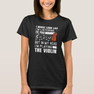 Cool Violin For Men Women Violinist Player Viola C T-Shirt