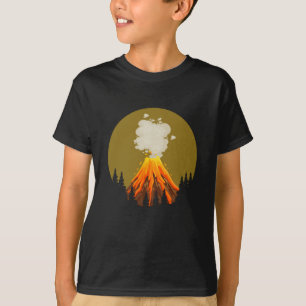 Cool Volcano Design T-Shirt