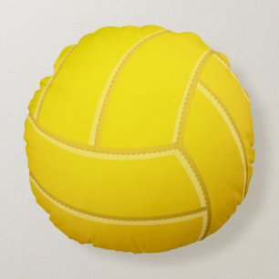 Cool Volleyball Beach Volleyball (Yellow Colour) Round Cushion