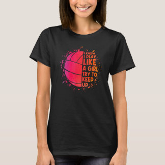Cool Volleyball For Women Girls Ladies Setter Libe T-Shirt