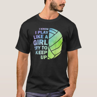 Cool Volleyball For Women Girls Youth Volleyball T T-Shirt